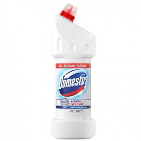 Domestos Ультра белый 1.5л Ч/ср-во д/унитаза - КОЛОРЛОН ВТД Новосибирск