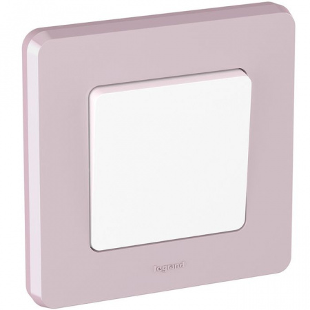 Legrand INSPIRIA Розовый Рамка - 1 пост 673934 - КОЛОРЛОН ВТД Новосибирск