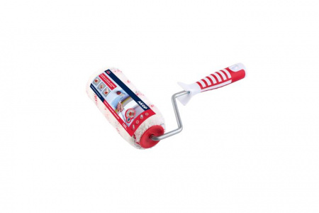 Валик 180, D8mm, ПРОФИ Полиамид красно-серый, 2х ручка - КОЛОРЛОН ВТД Новосибирск