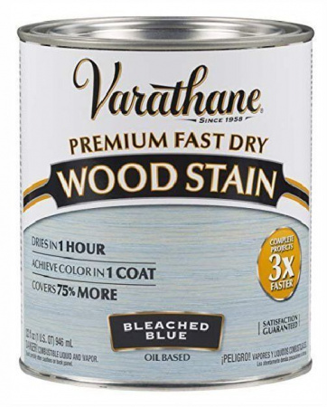 *Масло VARATHANE FD 297425 пепельный голубой быстросохнущее тонирующее банка 0,946л - КОЛОРЛОН ВТД Новосибирск