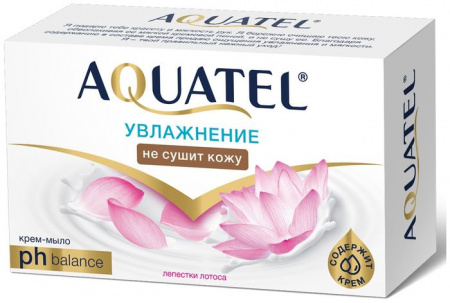 Aquatel 90гр Крем-мыло лепестки лотоса Весна - КОЛОРЛОН ВТД Новосибирск