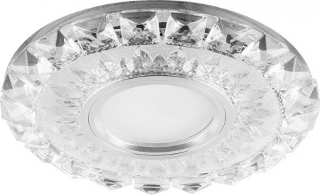 28897 CD922 15LED*2835 SMD 4000K, MR16 G5.3, прозрачный, хром точка - КОЛОРЛОН ВТД Новосибирск