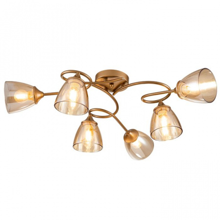 ***Люстра Escada 1112/6P Е27*60W Champagne Gold ПЗ - КОЛОРЛОН ВТД Новосибирск