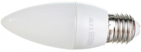 12W Лампа Gauss Elementary Свеча 12W 950lm 6500K E27 LED - КОЛОРЛОН ВТД Новосибирск