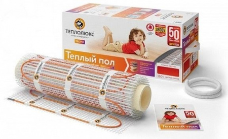 Мат нагревательный "Теплолюкс" Tropix МНН 1120 Вт/7,0 кв.м - КОЛОРЛОН ВТД Новосибирск