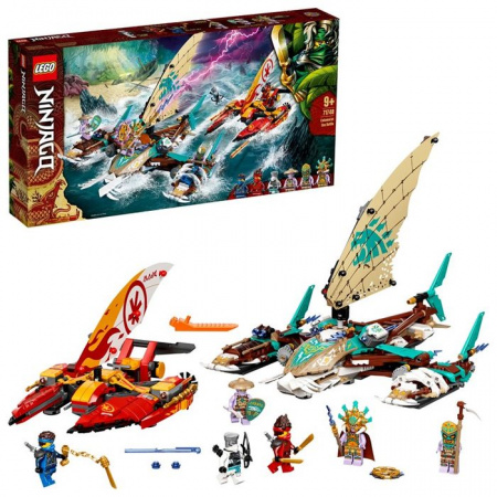 71748Конструктор LEGO Ninjago "Морская битва на катамаране" - КОЛОРЛОН ВТД Новосибирск