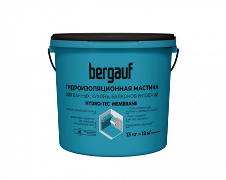 Bergauf Hydro-Tec Membrane 13кг гидроизоляционная мастика - КОЛОРЛОН ВТД Новосибирск
