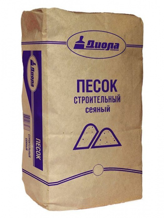 Песок строительный сеяный 10кг/мешок - КОЛОРЛОН ВТД Новосибирск