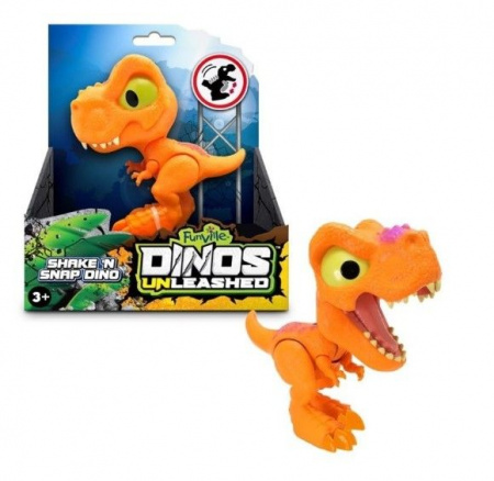 31127T Игрушка Dino Uleashed -фигурка клацающего тираннозавра мини - КОЛОРЛОН ВТД Новосибирск