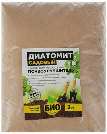 удобр Садовый диатомит в/пак 3.0л /Квант/4 - КОЛОРЛОН ВТД Новосибирск