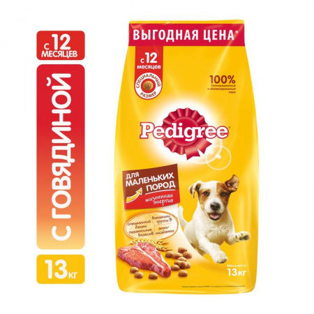 13КГ СУХОЙ КОРМ PEDIGREE Д/С ВРЗ МИНИК ГОВЯДИНА - КОЛОРЛОН ВТД Новосибирск