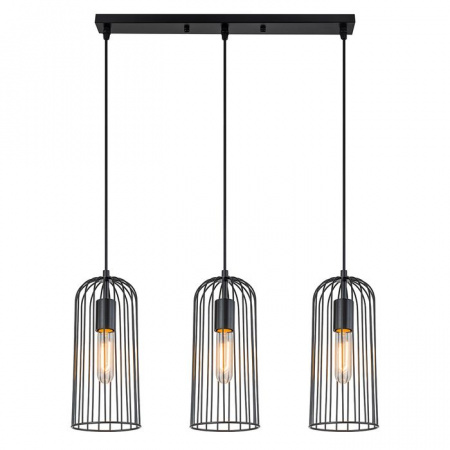 Подвес Escada 10198/3S E27*60W Black - КОЛОРЛОН ВТД Новосибирск
