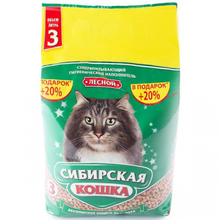 СИБИРСКАЯ КОШКА наполн. 3л ЛЕСНОЙ -АКЦИЯ +20% - КОЛОРЛОН ВТД Новосибирск