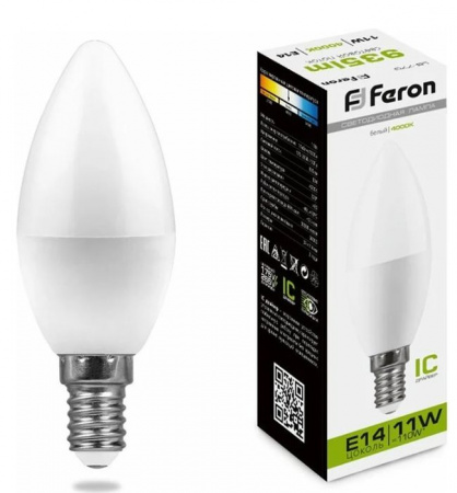 11W 230V E14 4000K С37, LB-770 Feron - КОЛОРЛОН ВТД Новосибирск