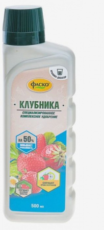 Клубника Удобрение органоминеральное жидкое Фаско® в бутылках 500 мл. - КОЛОРЛОН ВТД Новосибирск