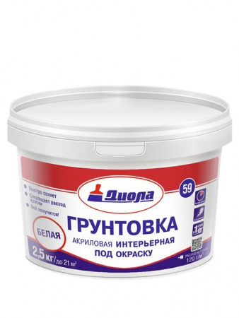 Грунтовка интерьерная под краску Д-59 4кг/Евроведро - КОЛОРЛОН ВТД Новосибирск