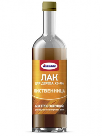 Лак Диола ХВ-784 лиственница 0.5л/бутылка - КОЛОРЛОН ВТД Новосибирск