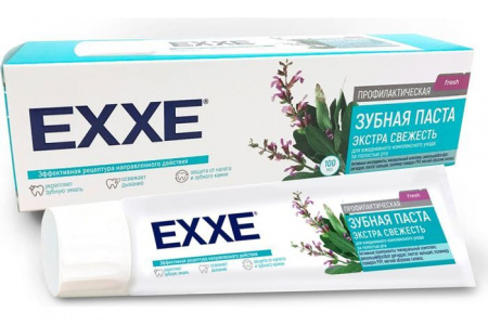 EXXE Зубная паста 100 мл профилактическая "Экстра свежесть" - КОЛОРЛОН ВТД Новосибирск