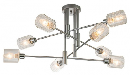 Люстра Escada 1140/8P E14*40W Silver/Chrome - КОЛОРЛОН ВТД Новосибирск