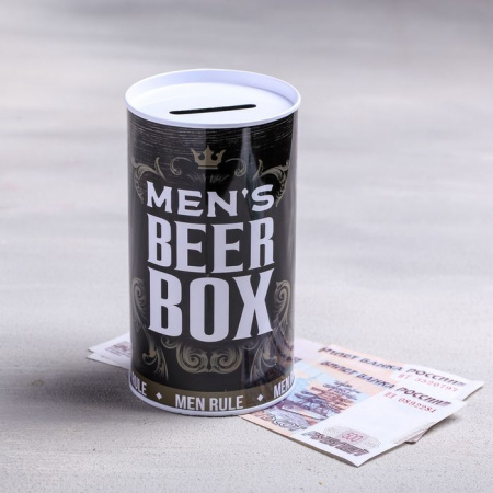 Копилка "Beer box", 6,5 х 12 см    4577597 - КОЛОРЛОН ВТД Новосибирск