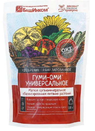 ГУМИ-ОМИ Универсальное  Гранулы 0,8 кг 12 шт - КОЛОРЛОН ВТД Новосибирск