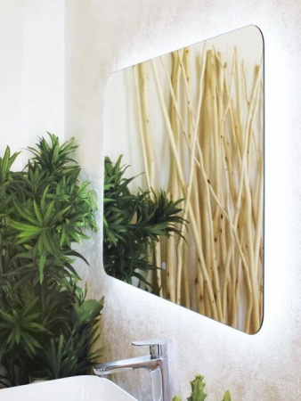 Зеркало Бангкок ЛАЙТ 80х60 с подсветкой ДАБЛ-Ю - КОЛОРЛОН ВТД Новосибирск