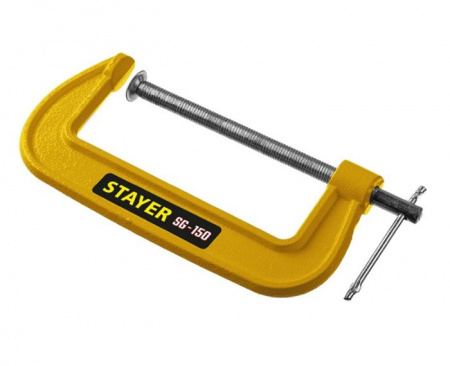 Струбцина STAYER G-образная, 150мм 3215-150_z02 - КОЛОРЛОН ВТД Новосибирск