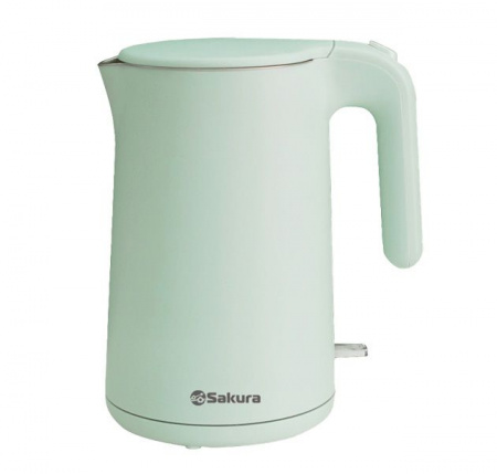 SAKURA Чайник электр SA-2169GR Premium (1.5) фисташковый - КОЛОРЛОН ВТД Новосибирск