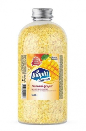 Biopin Соль для ванн 1000г Летний Фрукт Beauty Seasons - КОЛОРЛОН ВТД Новосибирск