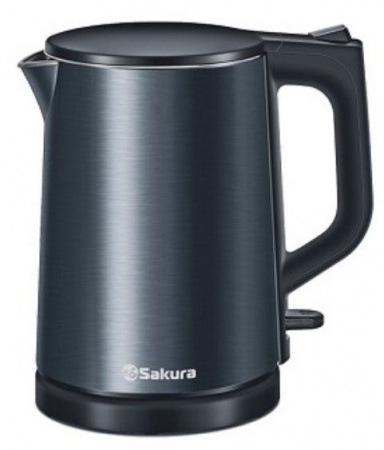SAKURA Чайник электр SA-2184BL (0.8) темно-синий металлик д - КОЛОРЛОН ВТД Новосибирск