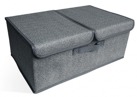 Коробка для хранения 50x30x20 ГРАФИТ с крышкой - КОЛОРЛОН ВТД Новосибирск