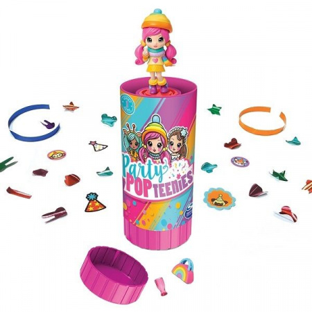 46801Игрушка Party Popteenies хлопушка с сюрпризом (2 куклы+аксессуары)*** - КОЛОРЛОН ВТД Новосибирск