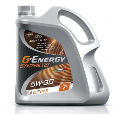 Масло G-Energy Synthetic Active 5W30, API SL/CF, синт 4л - КОЛОРЛОН ВТД Новосибирск