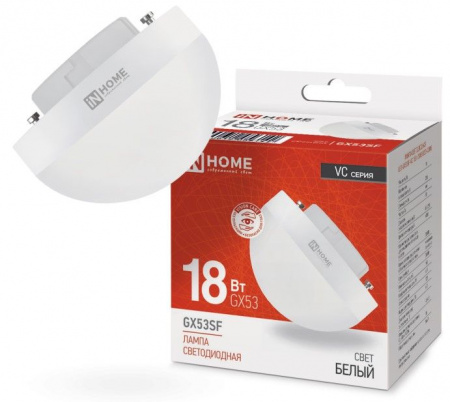 18W LED-GX53SF-VC 18Вт 230В 4000K 1800Лм IN HOME - КОЛОРЛОН ВТД Новосибирск