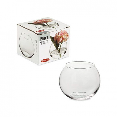 43407  FLORA (1013296) Ваза -шар d= 70 мм, - КОЛОРЛОН ВТД Новосибирск