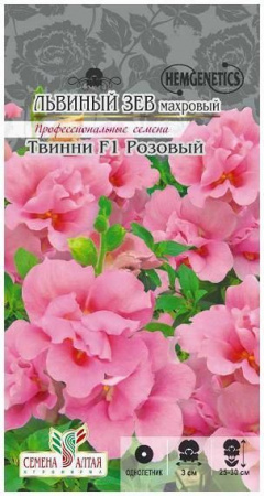 Цветы Львиный зев Твинни Розовый Махровый/Сем Алт/цп 10 шт - КОЛОРЛОН ВТД Новосибирск