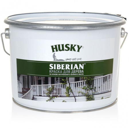 HUSKY SIBERIAN Краска для дерева (9л) База С - КОЛОРЛОН ВТД Новосибирск