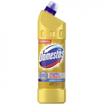 Domestos 1л Ультра блеск, Чистящее средство для унитаза - КОЛОРЛОН ВТД Новосибирск