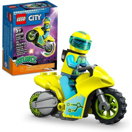 60358 Конструктор LEGO CITY "Кибер трюковый байк" - КОЛОРЛОН ВТД Новосибирск
