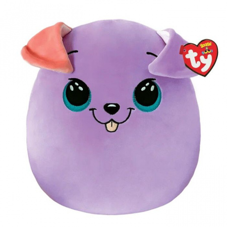 39225 SQUISH-A-BOOS Фиолетовый пес Bitsy 25 см - КОЛОРЛОН ВТД Новосибирск