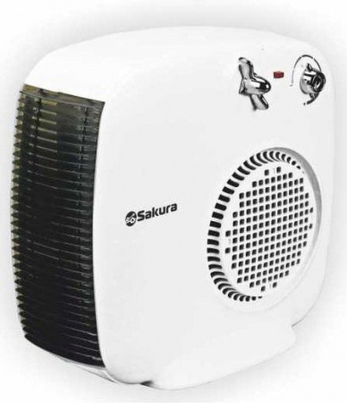 SAKURA Тепловентилятор SA-0515W спир бел - КОЛОРЛОН ВТД Новосибирск