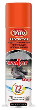 VILO ВОДООТТАЛКИВАЮЩАЯ ПРОПИТКА ДЛЯ ОДЕЖДЫ И ОБУВИ WATER STOP 250 ml - КОЛОРЛОН ВТД Новосибирск