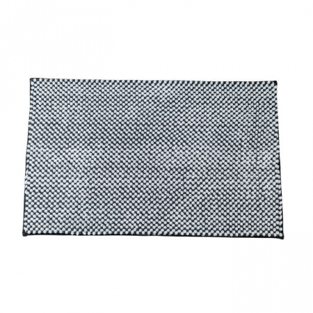 SWM-5001DGY-B Коврик д/ванной 50Х80см LOLLY, белый/серый, полиэстер - КОЛОРЛОН ВТД Новосибирск