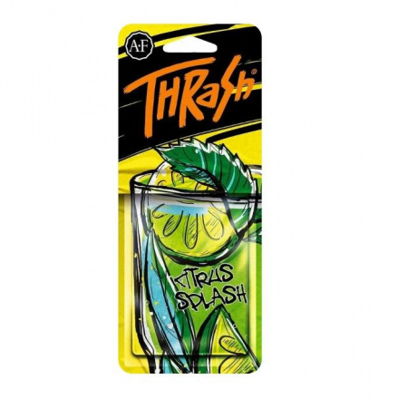 Ароматизатор подвесной картон AURA FRESH THRASH Citrus Splash - КОЛОРЛОН ВТД Новосибирск