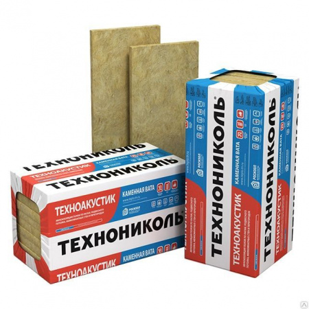Плиты минераловатные ТЕХНОАКУСТИК 1200x600x50 мм - КОЛОРЛОН ВТД Новосибирск
