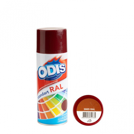 3005 RAL Краска-спрей ODIS standart RAL винно-красный - КОЛОРЛОН ВТД Новосибирск