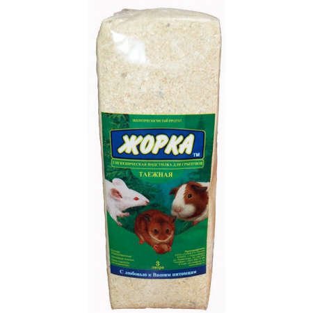 ЖОРКА Таежная 3л. гигиеническая подстилка д/грызунов - КОЛОРЛОН ВТД Новосибирск