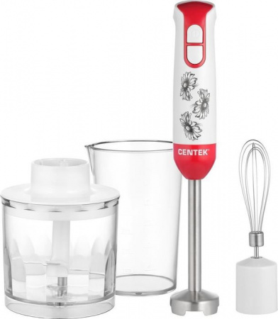 * CENTEK блендерный набор CT-1336 Flower 800Вт бел/красн - КОЛОРЛОН ВТД Новосибирск