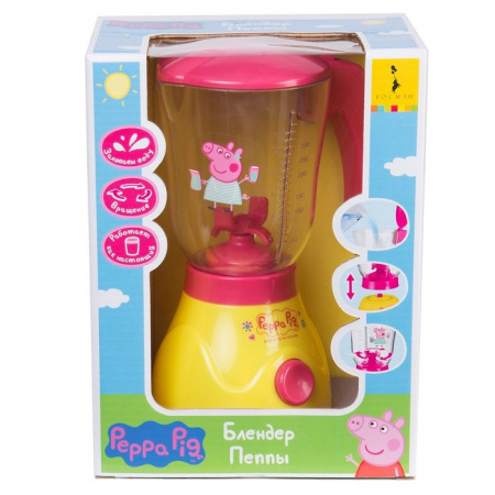 33545Свинка Пеппа. Блендер с вращением. TM "Peppa Pig" - КОЛОРЛОН ВТД Новосибирск