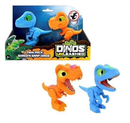 31128FI Игрушка Dino Uleashed-фигурка клацающего динозавра (2 шт) - КОЛОРЛОН ВТД Новосибирск